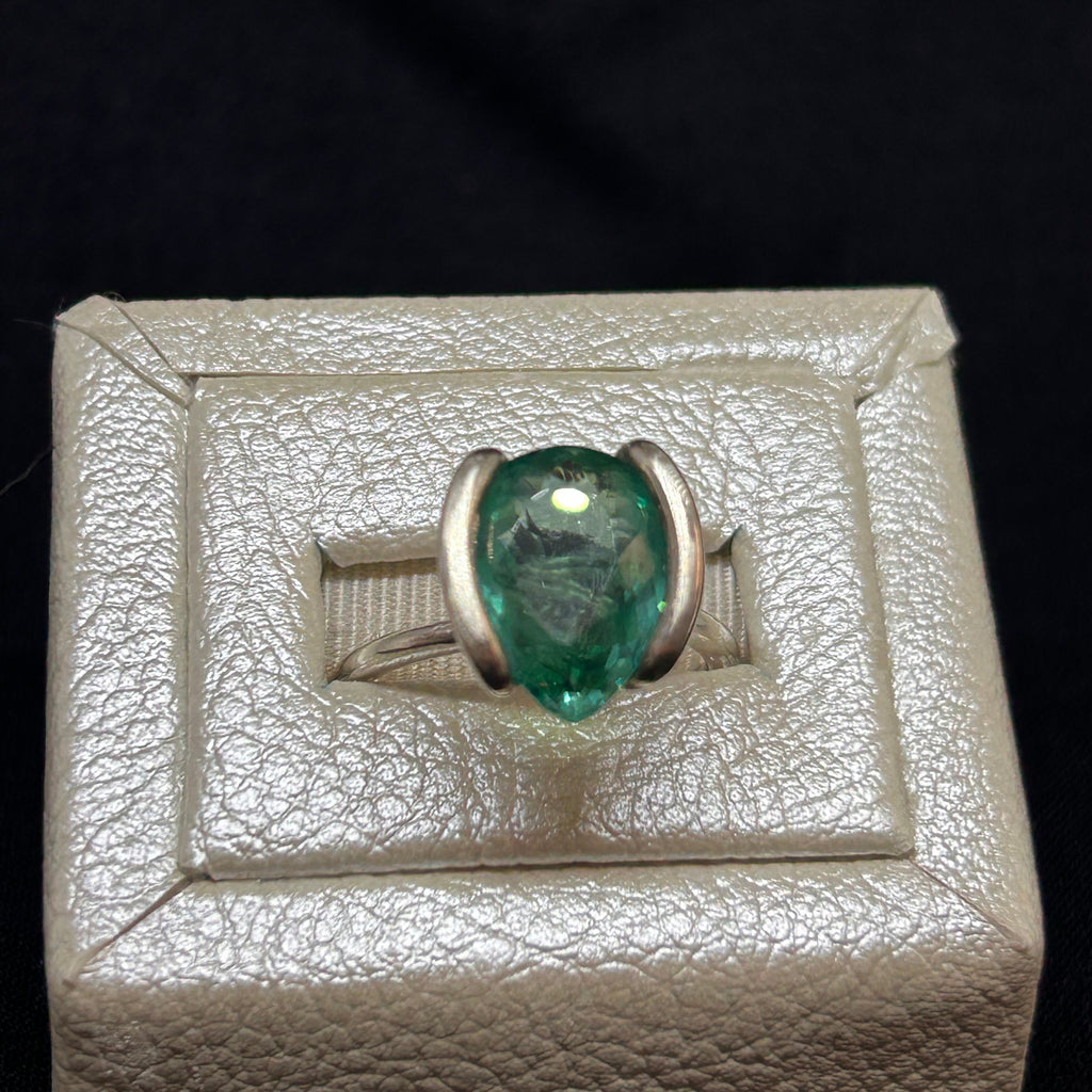 Sterling Silver Grandidierite Gemstone Ring
