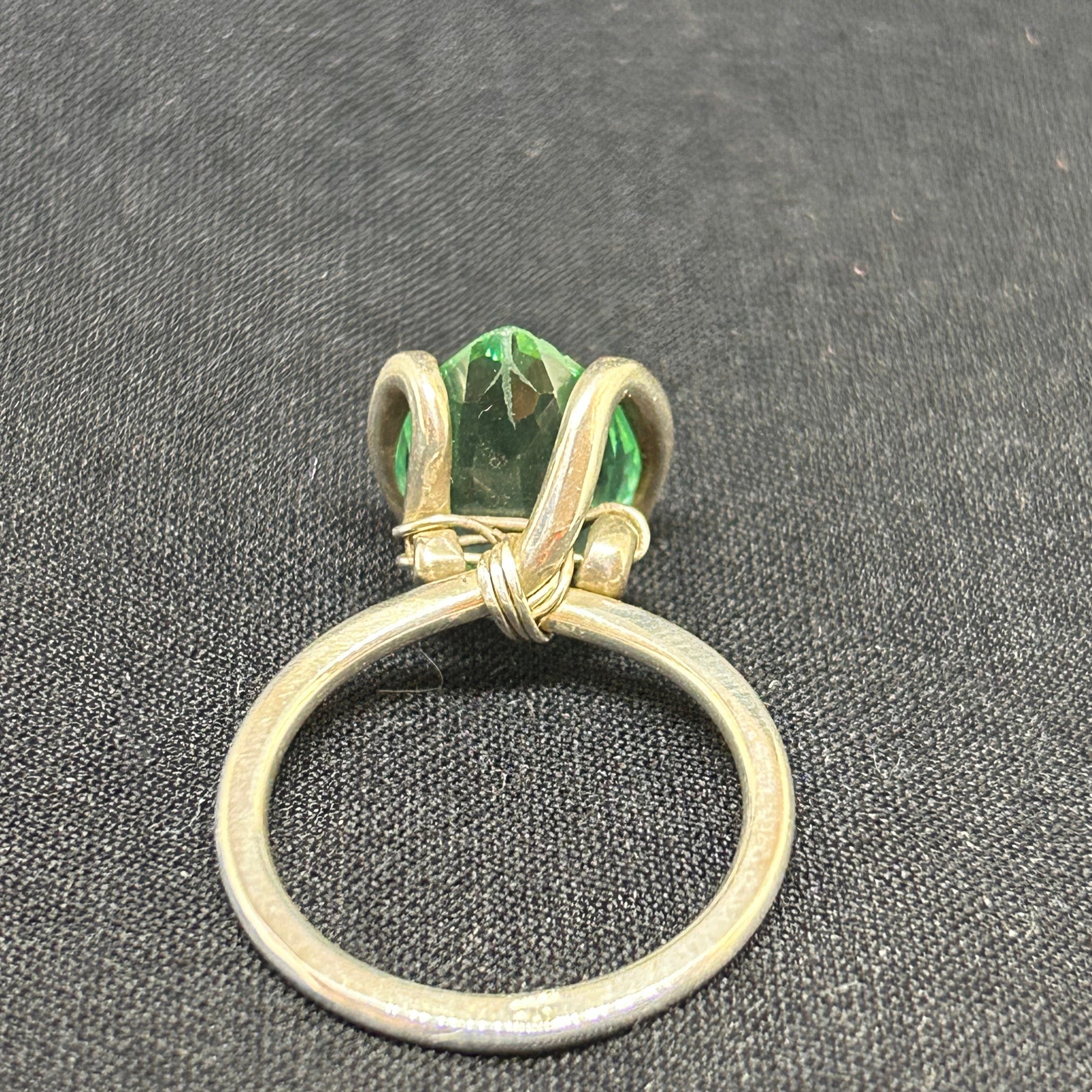 Sterling Silver Grandidierite Gemstone Ring