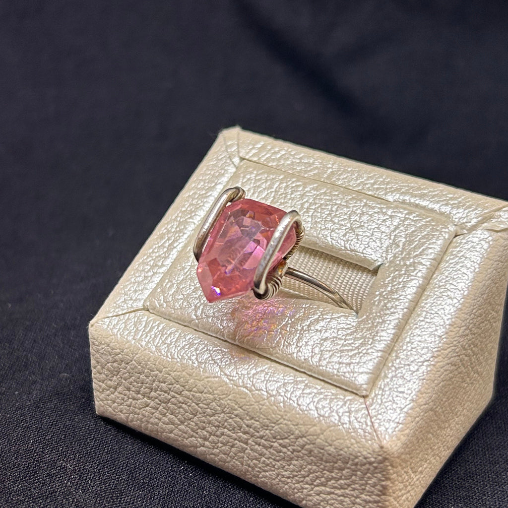 Pink Zircon Cocktail Ring