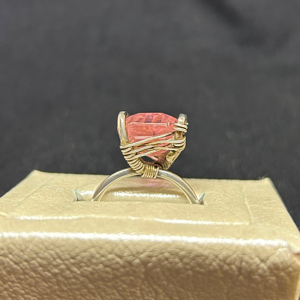 Pink Zircon Cocktail Ring