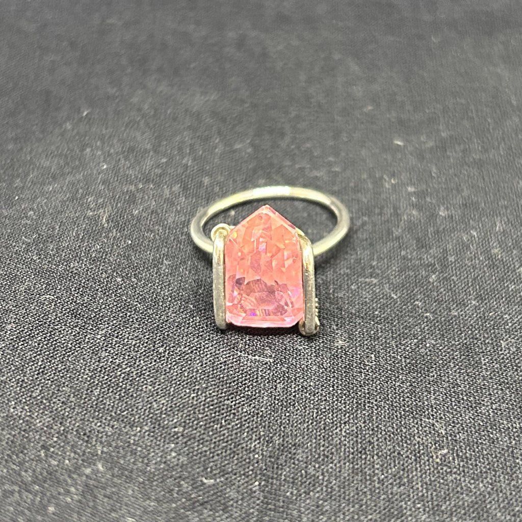 Pink Zircon Cocktail Ring