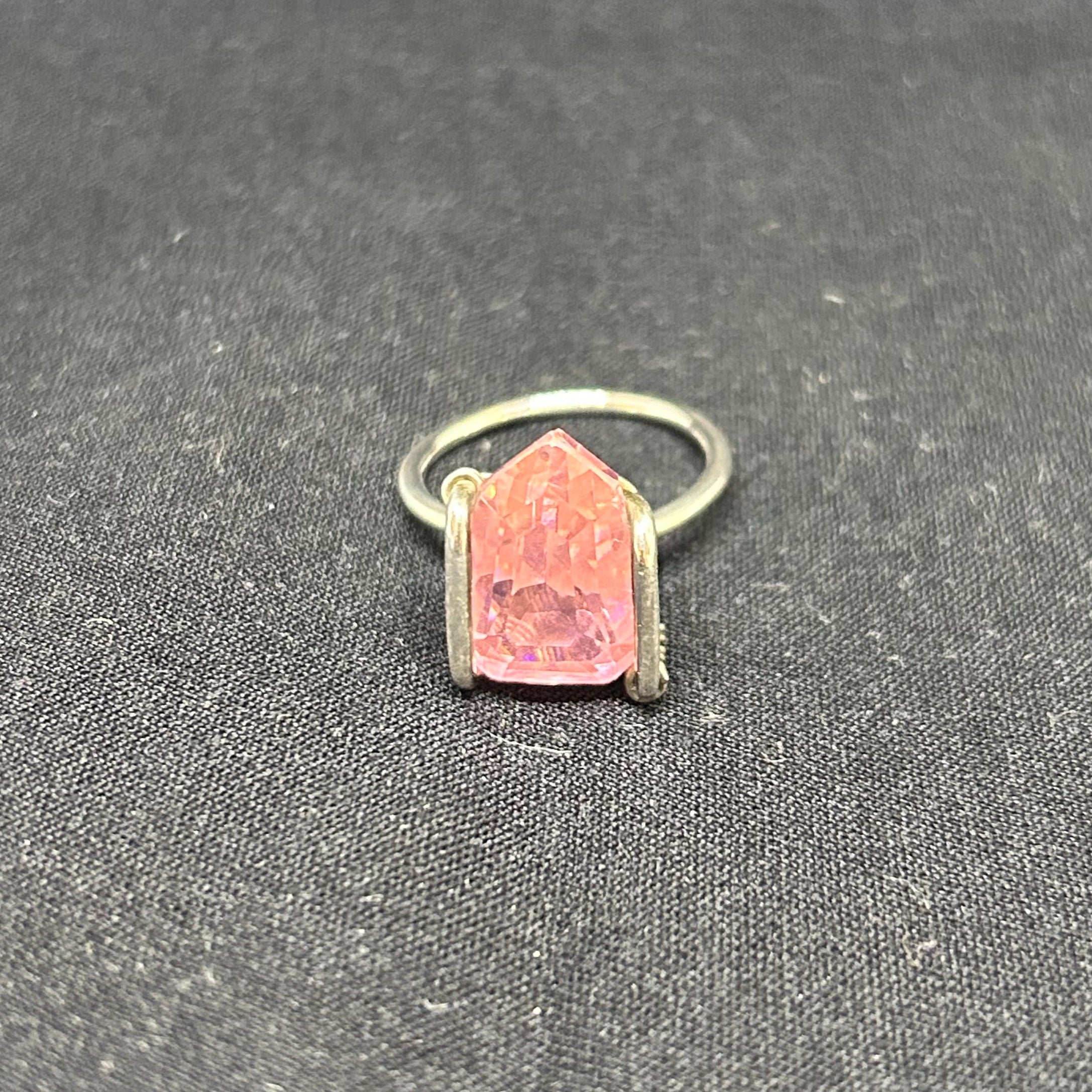 Pink Zircon Cocktail Ring