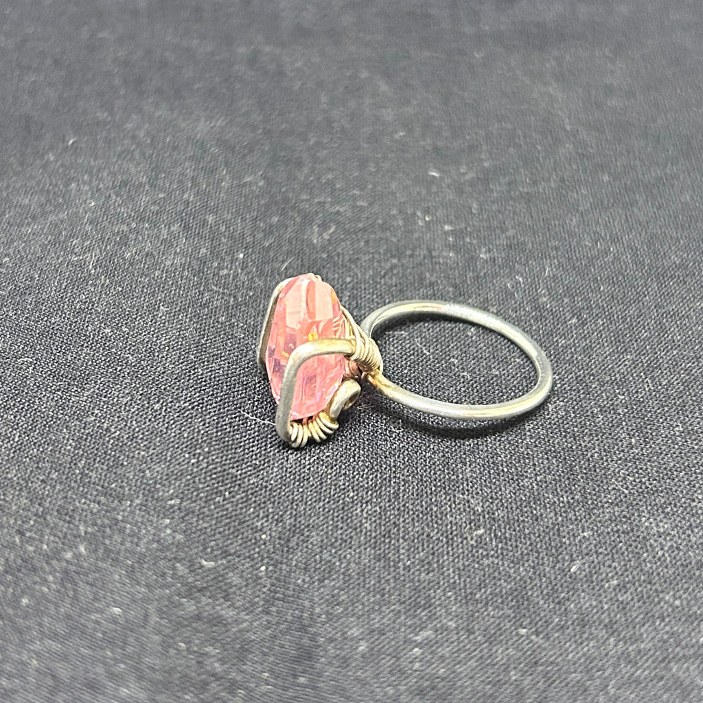 Pink Zircon Cocktail Ring