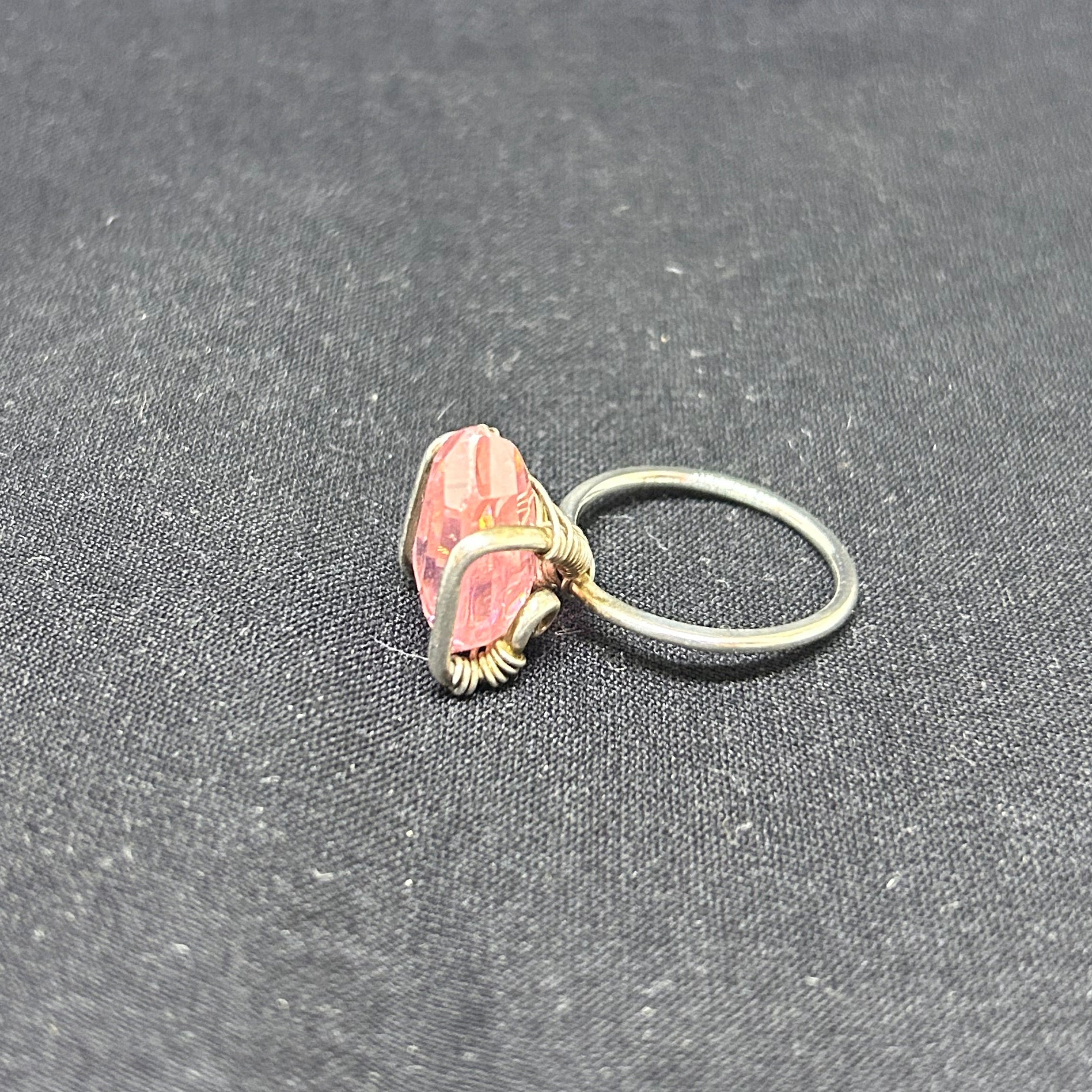 Pink Zircon Cocktail Ring