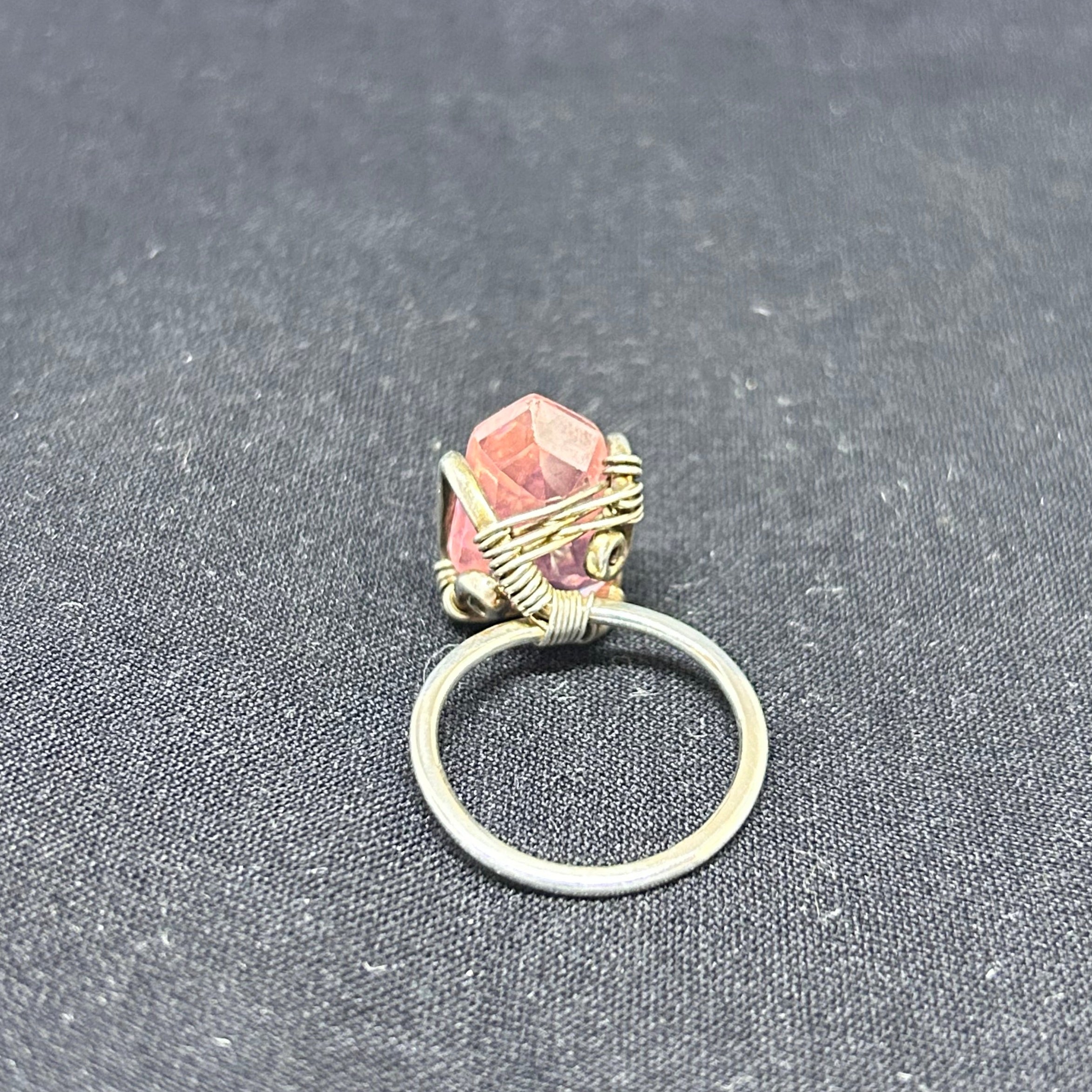 Pink Zircon Cocktail Ring