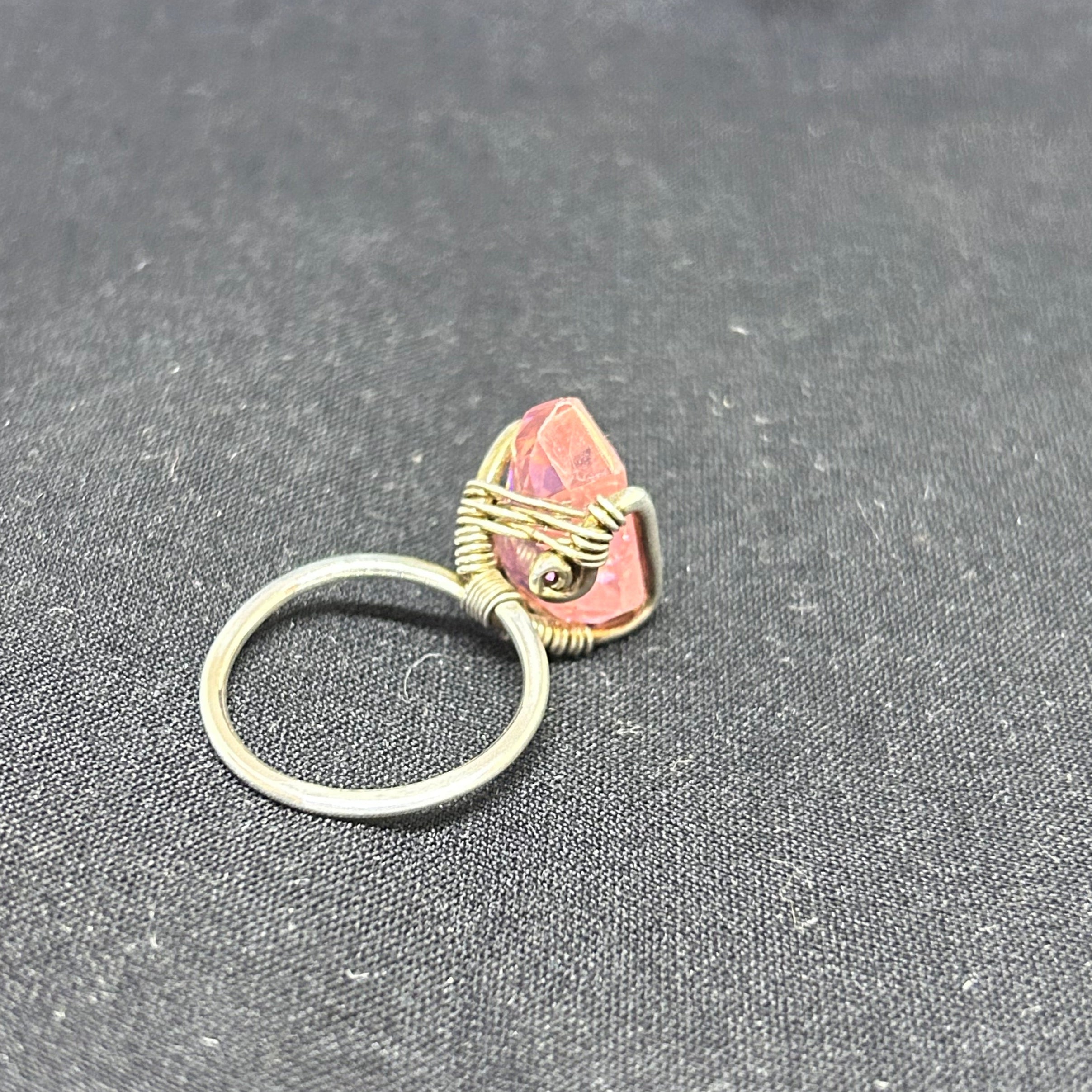 Pink Zircon Cocktail Ring