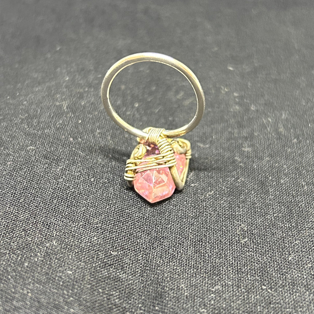 Pink Zircon Cocktail Ring