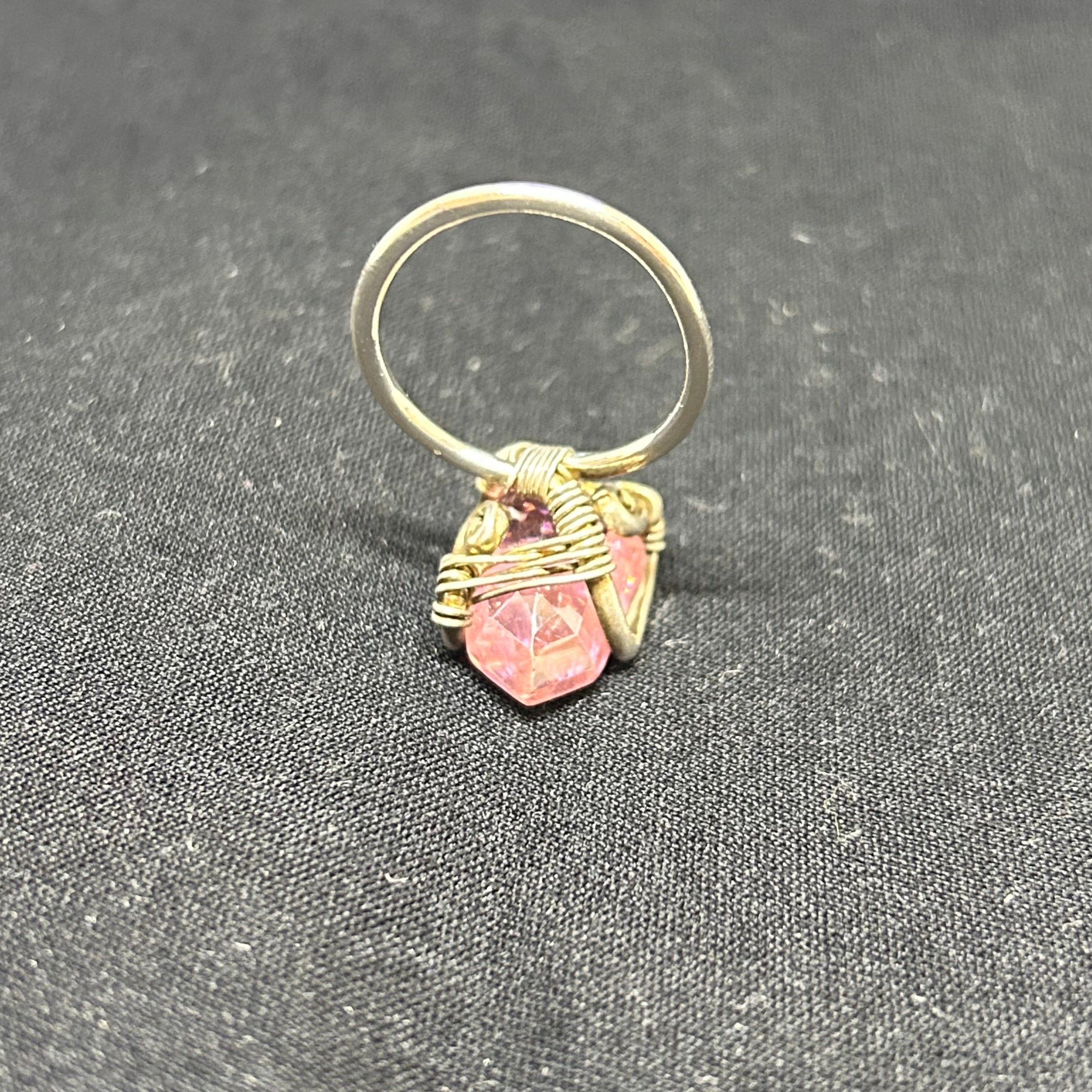 Pink Zircon Cocktail Ring