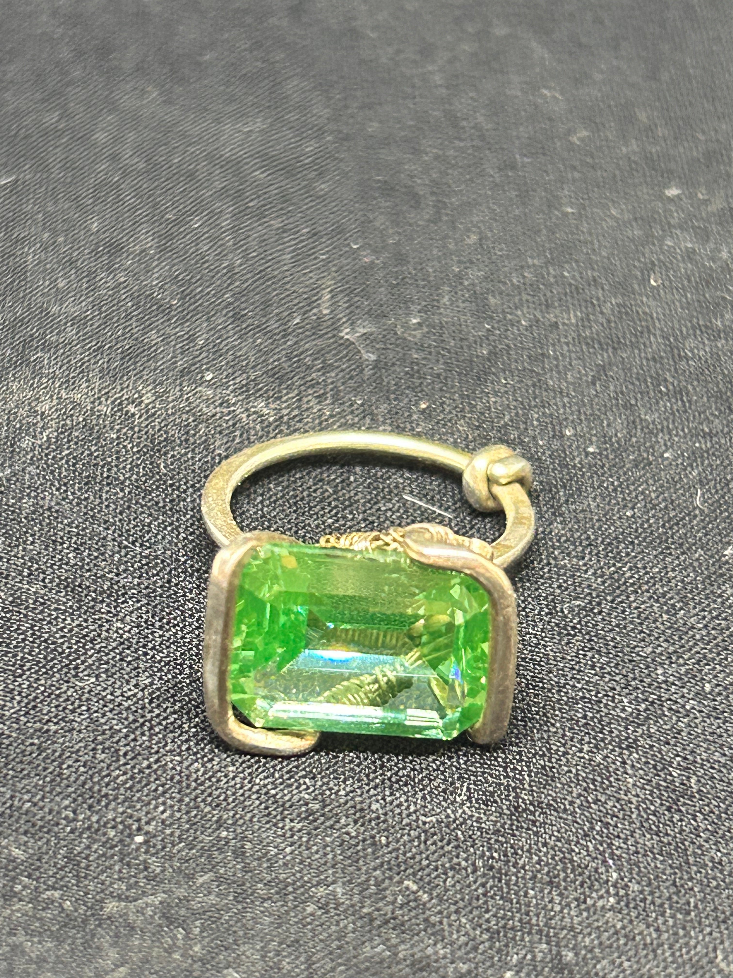 Lab Created Alexandrite Sterling Silver Ring