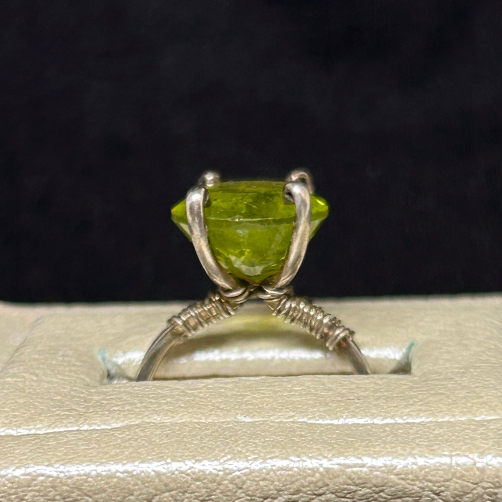 Peridot Sterling Silver Cocktail Ring
